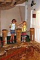 Kristen Fishing with a friend at Magic House